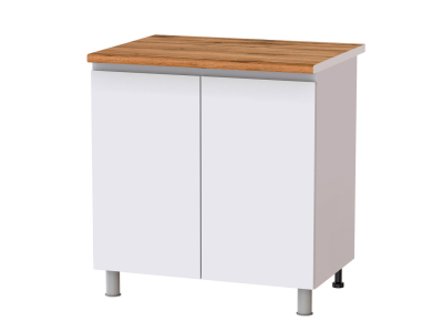 Кухонный шкаф нижний 800 Плейона (белый) Кухонный шкаф нижний 800 Плейона (белый)