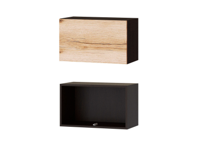 Кухонный шкаф верхний 600х360 Плейона (венге/дуб делано)