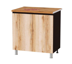 Кухонный шкаф нижний 800 Плейона (венге/дуб делано)