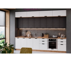 Кухня с антресолями 3.2 метра "Сахара"