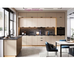 Кухня трехуровневая 3.4 метра "Сахара"