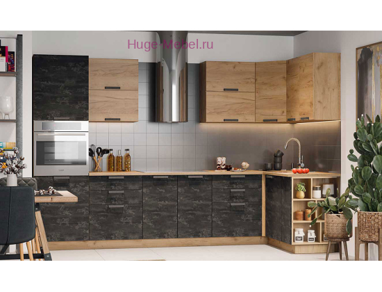 Угловая кухня 320х120 "Пасаденна"