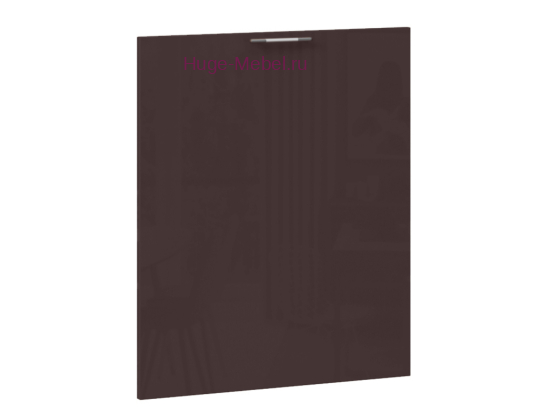 Кухонный фасад Ф-261 шоколад глянец (Ксения)
