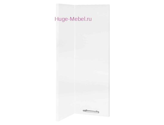 Кухонный фасад Ф-128 белый глянец (Ксения)