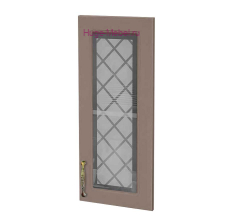 Кухонный фасад Ф-215 дуб кофе (Модена)