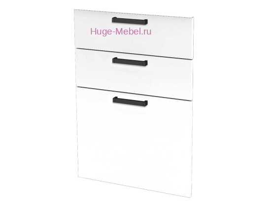 Кухонный фасад Ф-23 белый бриллиант (Пасаденна)