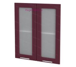 Кухонный фасад Ф-245 бордо глянец (Ксения)