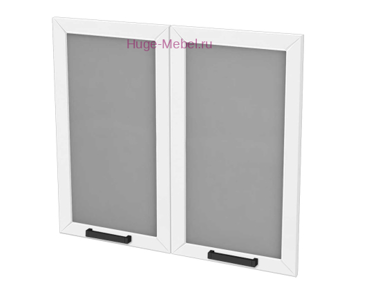 Кухонный фасад Ф-255 холст белый (Альфа)