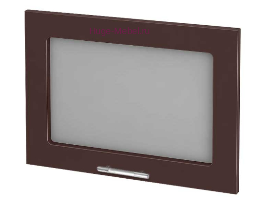 Кухонный фасад Ф-86 шоколад глянец (Ксения)