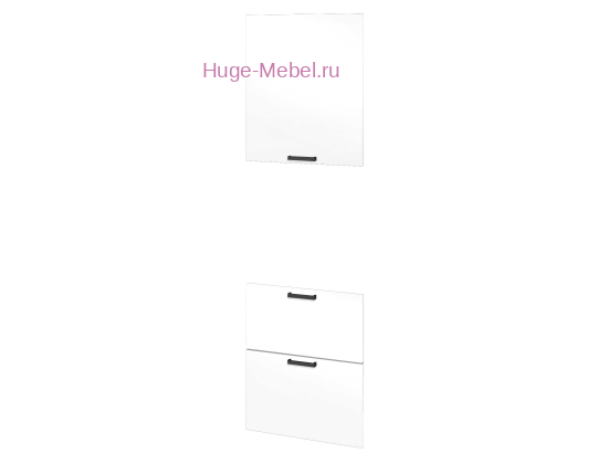 Кухонный фасад Ф-93 белый бриллиант (Пасаденна)