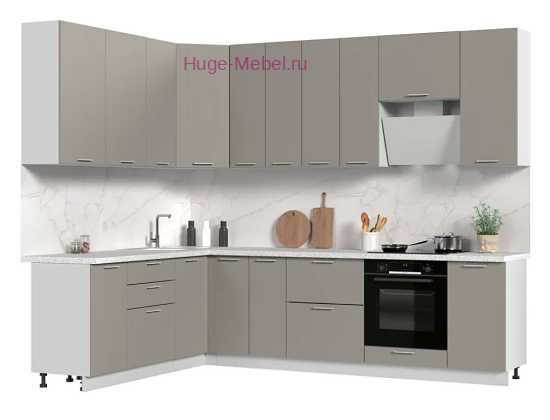 Угловая кухня 280х200 "Катрин" циркон