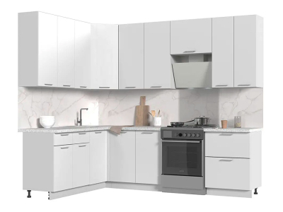 Высокая угловая кухня 260х180 "Катрин" Высокая угловая кухня 260х180 "Катрин"