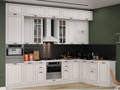 Угловая кухня 340х180 "Мария" высотой 270 см Угловая кухня 340х180 "Мария" высотой 270 см