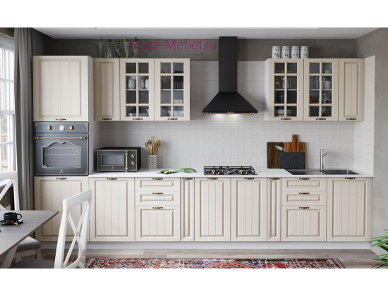 Кухня 3.7 метра "Мария крем"