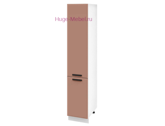 Кухонный пенал напольный 400 Призма (мокко супермат)