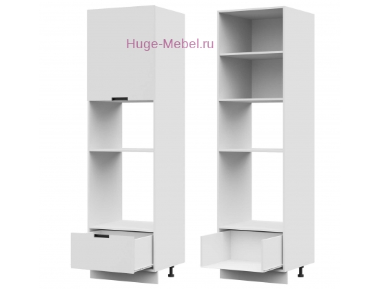 Пенал кухонный для встраиваемой техники 600 Сахара (белый)