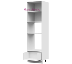 Корпус кухонного пенала для встраиваемой техники 600х2140 ПВ (белый)