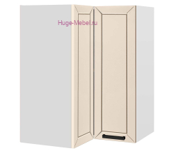 Угловой шкаф верхний прямой 600 Альфа (брюле)