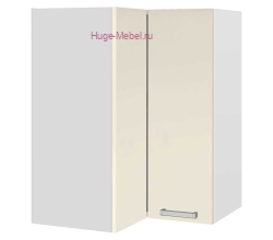 Угловой шкаф верхний прямой 600 Катрин (крем)