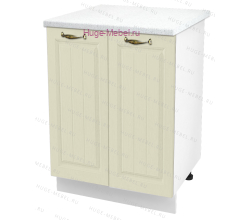 Шкаф кухонный нижний 600 Мария (крем)