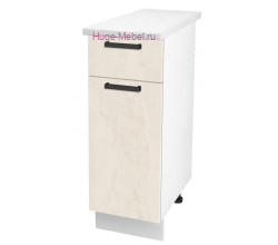 Нижний кухонный шкаф с ящиком  300 Пасаденна (шелковый камень)