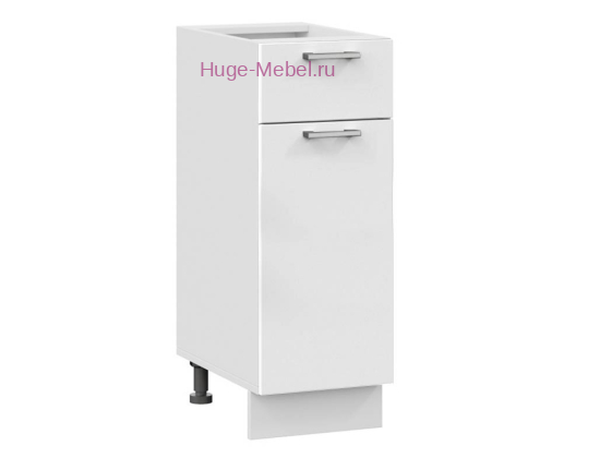 Нижний кухонный шкаф с ящиком 300 Катрин (софт вайт)