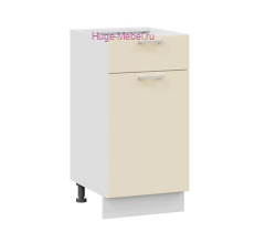 Нижний кухонный шкаф с ящиком 400 Катрин (крем)