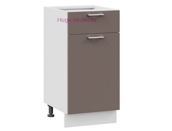 Нижний кухонный шкаф с ящиком 400 Катрин (муссон)