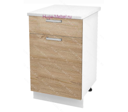 Нижний кухонный шкаф с ящиком  500 Бетон (дуб сонома)