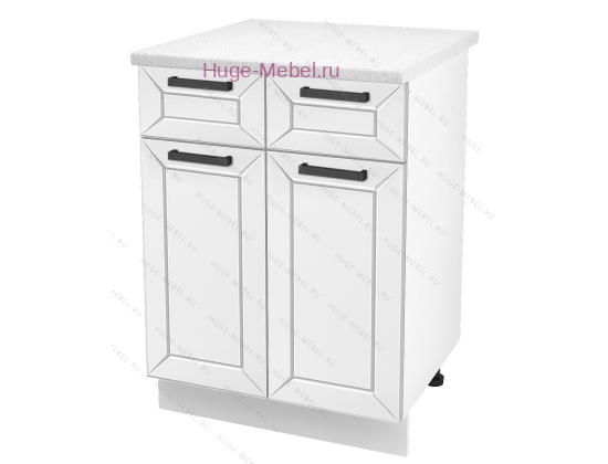 Нижний кухонный шкаф с ящиком  600 Альфа (белый)
