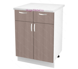 Нижний кухонный шкаф с ящиком  600 Дина (шимо темный)