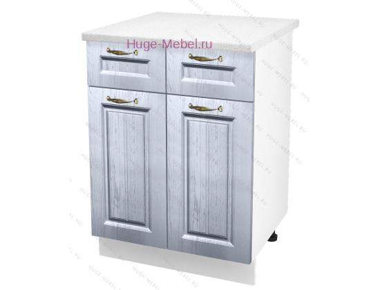 Нижний кухонный шкаф с ящиком  600 Мария (сталь)