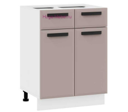 Нижний кухонный шкаф с ящиком 600 Призма (мокко супермат)