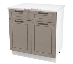 Нижний кухонный шкаф с ящиком  800 Альфа (латте)