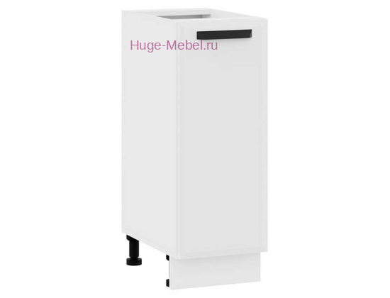 Шкаф кухонный нижний 300 Призма (белый супермат)