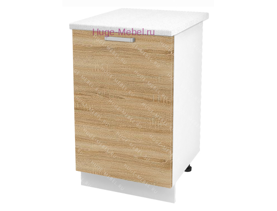 Шкаф кухонный нижний 600 Бетон Ф105 (дуб сонома)