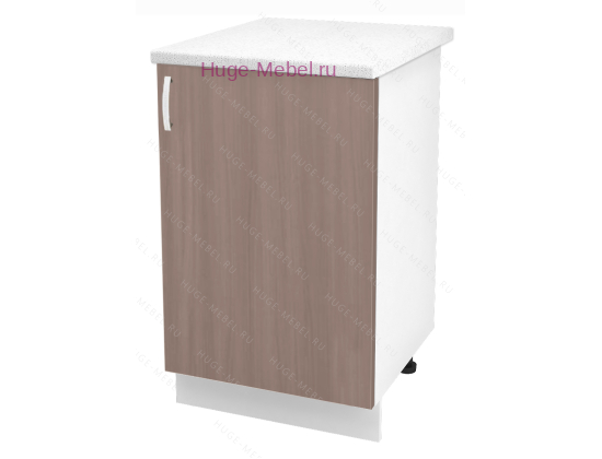 Шкаф кухонный нижний 500 Дина (шимо темный)