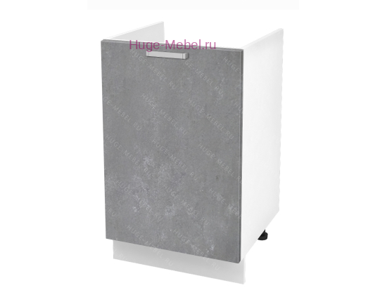 Кухонный шкаф под мойку 500 Бетон (бетон серый)