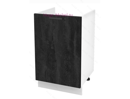Кухонный шкаф под мойку 500 Пасаденна (угольный камень)