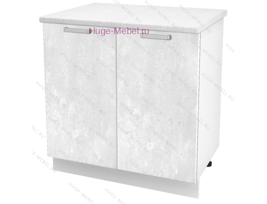 Шкаф кухонный нижний 800 Бетон (бетон белый)
