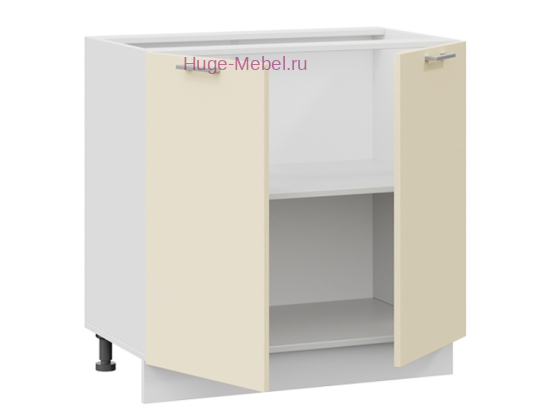 Шкаф кухонный нижний 800 Катрин (крем)
