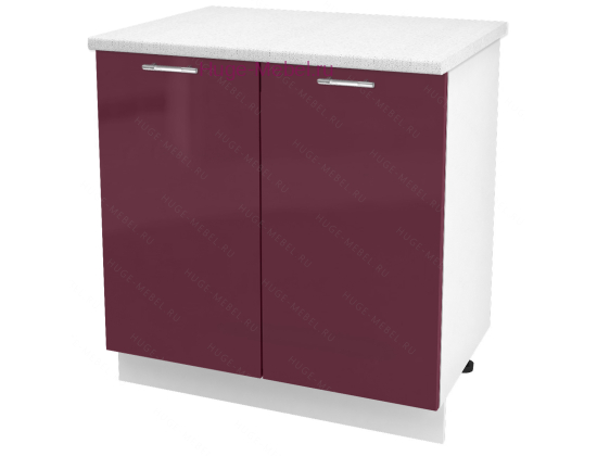 Шкаф кухонный нижний 800 Ксения (бордо)