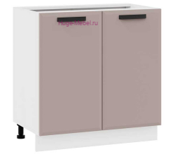 Шкаф кухонный нижний 800 Призма (мокко супермат)