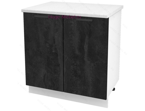 Шкаф кухонный нижний 800 Пасаденна (угольный камень)