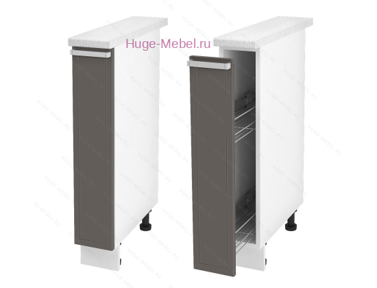 Нижний кухонный шкаф бутылочница 150 Катрин (муссон)