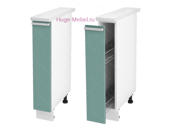 Нижний кухонный шкаф бутылочница 150 Катрин (топаз)