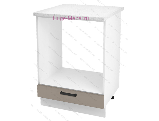 Шкаф кухонный под духовку напольный 600 Альфа (латте)