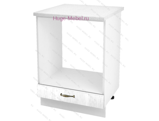 Шкаф кухонный под духовку напольный 600 Мария (белый)