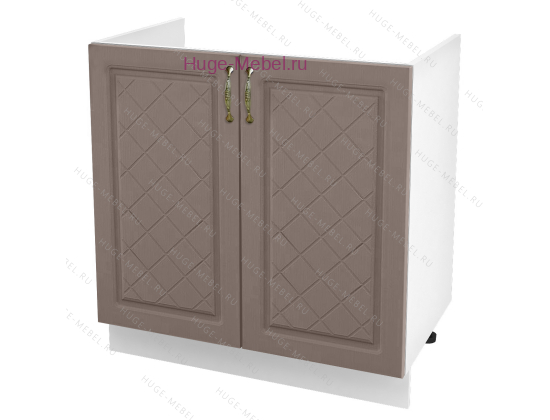 Кухонный шкаф под мойку 800 Модена (дуб кофе)