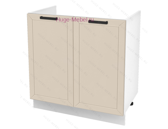 Кухонный шкаф под мойку 800 Альфа (брюле)